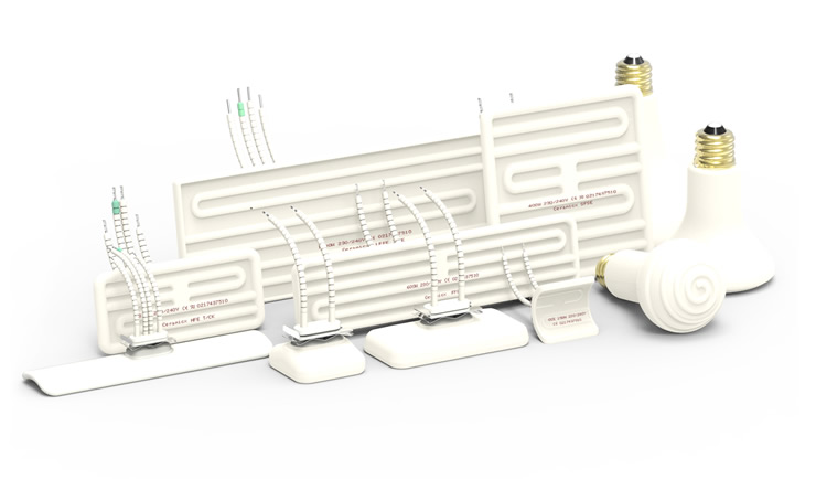 Ceramicx infrared heating elements: Ceramics